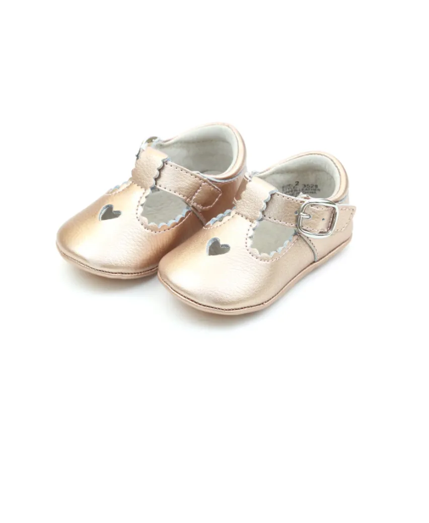 Wedge Heel L'Amour Rosalie Heart Mary Janes