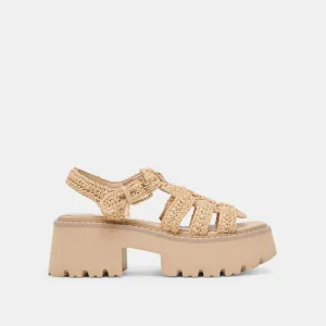 tag least casual LATICE SANDALS LT NATURAL KNIT