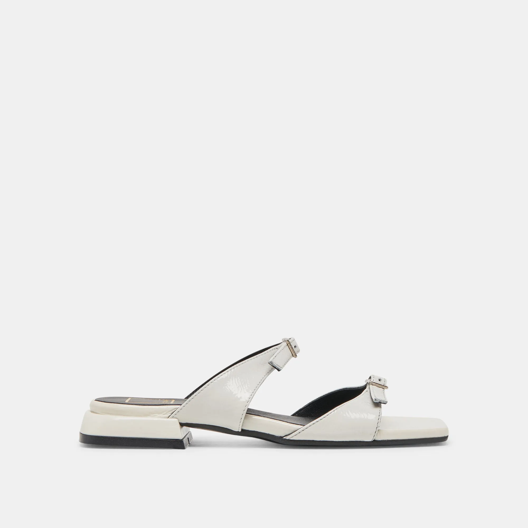 dance shoes LAVERN SANDALS OFF WHITE CRINKLE PATENT