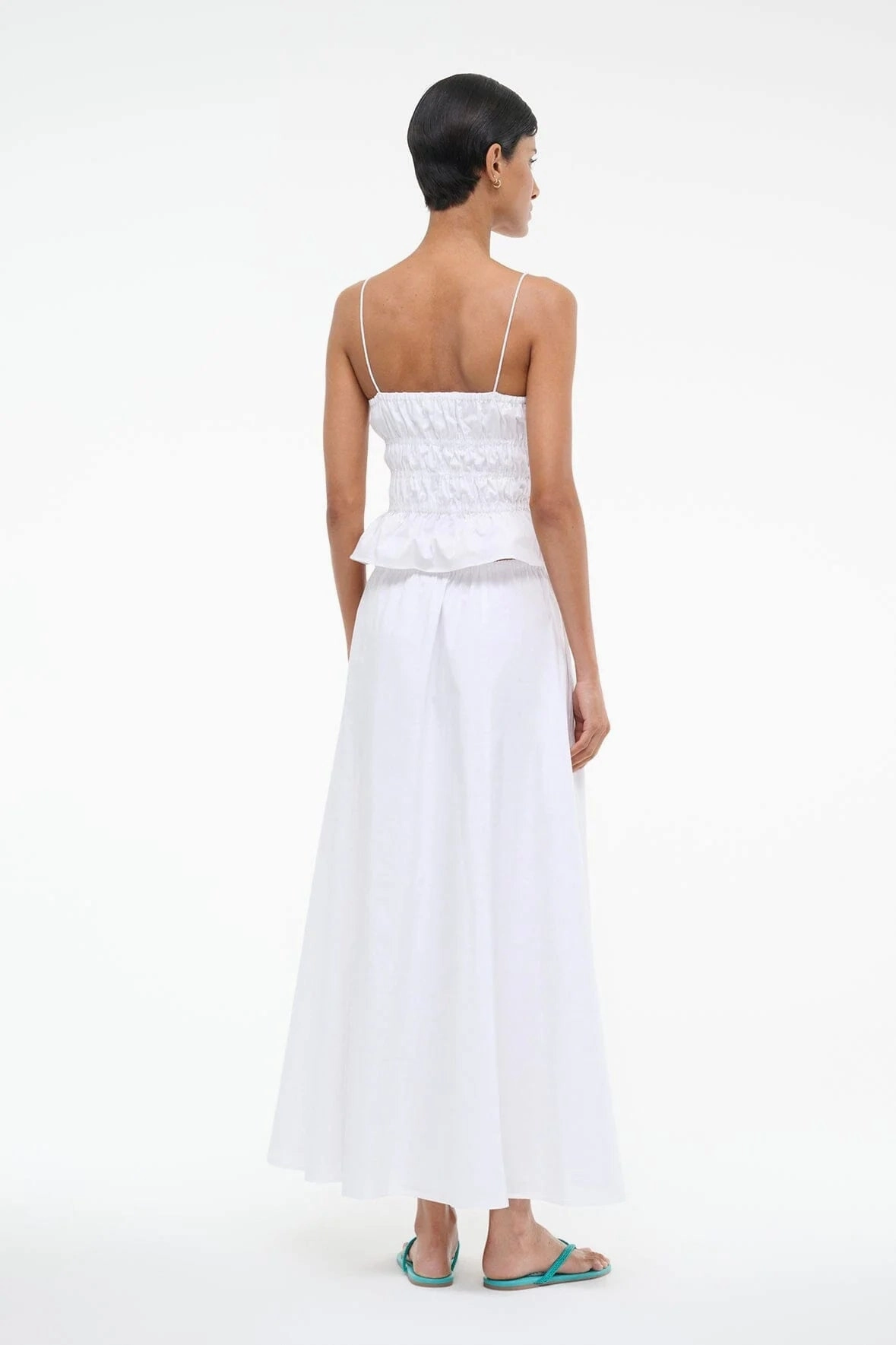 Axel Skirt in White Tonal Look