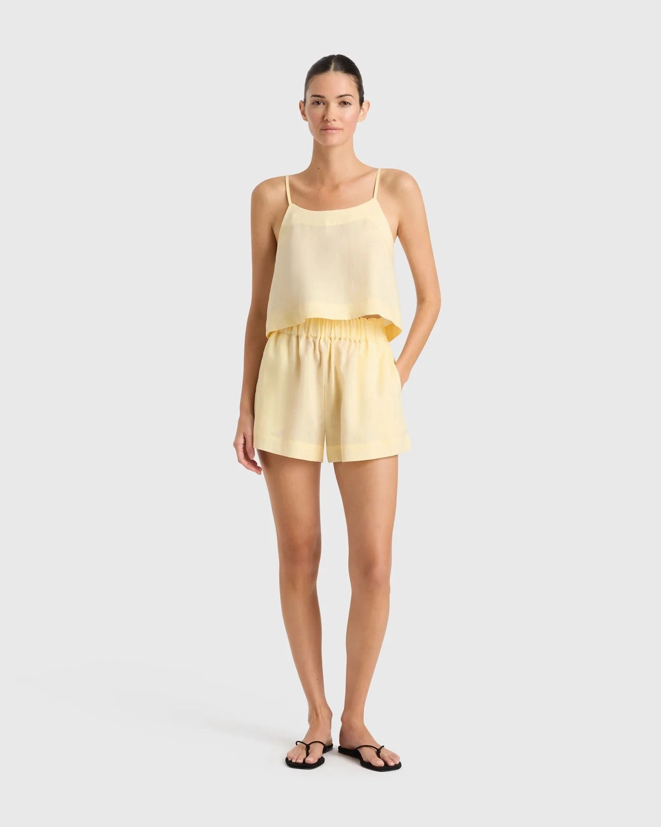 Leiden Universal Shorts in Lemon swimming accessory