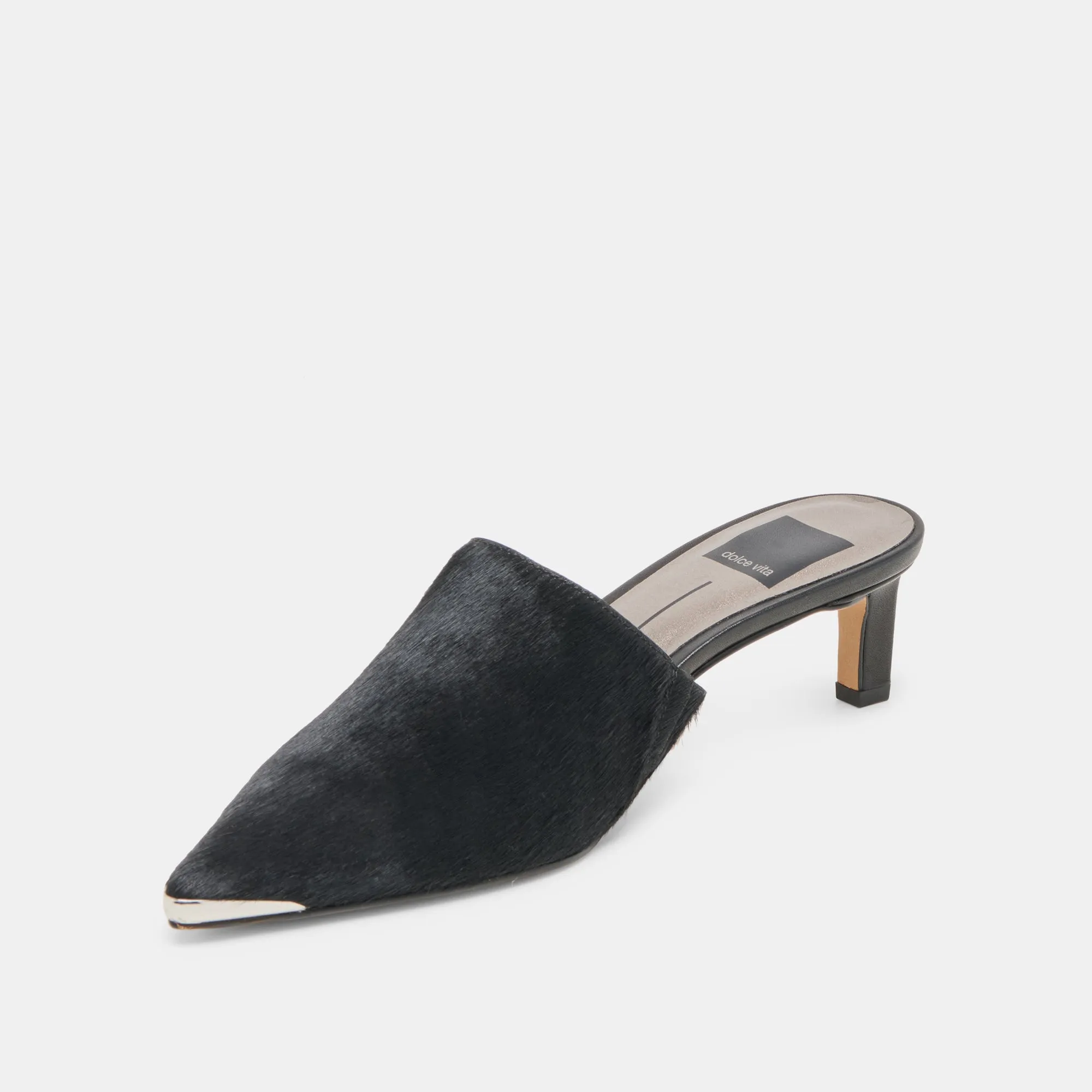 LEXY HEELS NERO CALF HAIR Any Terrain