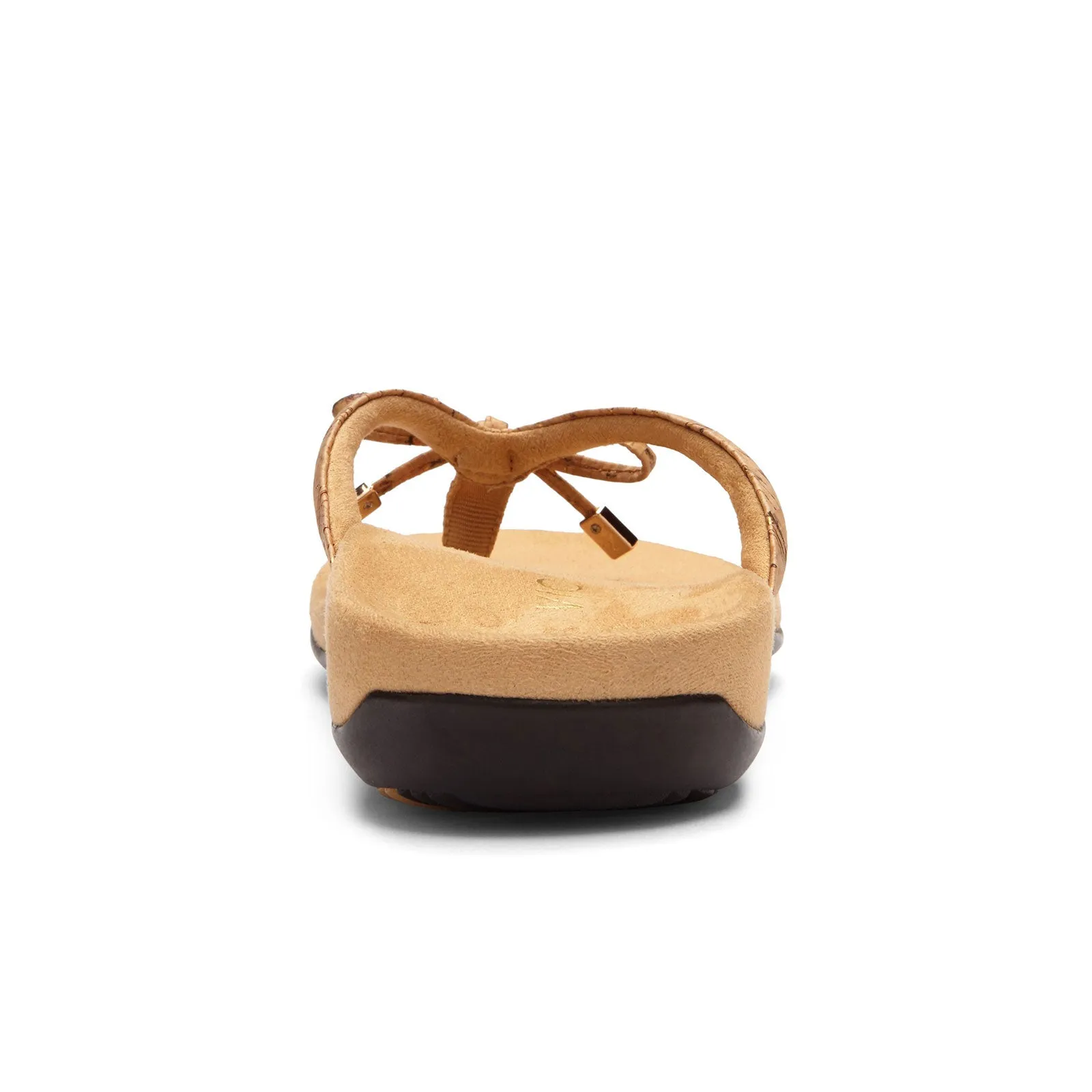 Vionic Bella II Sandal (Women) - Gold Cork Hygienic Materials Comfortable Design