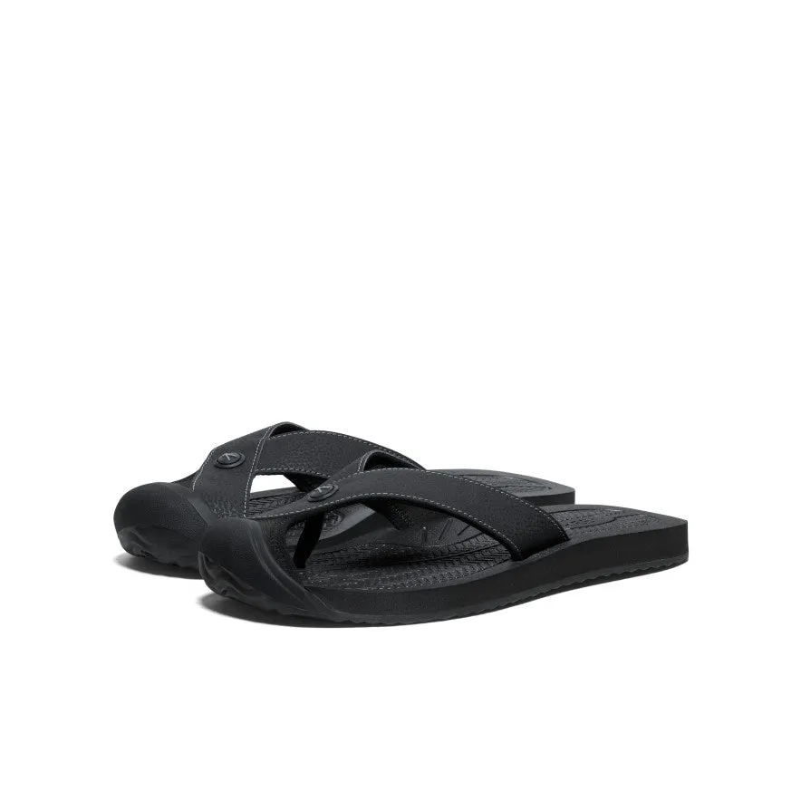 Men's Barbados Flip-Flop  |  Black/Steel Grey Airy Fit Ultra Flexible