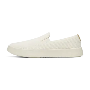 Breathable Slip On Easy Step Walk Men's Cruiser Slip On Corduroy - Stony Cream (Stony Cream Sole)