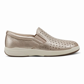 Island Glow Nel Laser Cut Round Toe Casual Slip-on Sneakers
