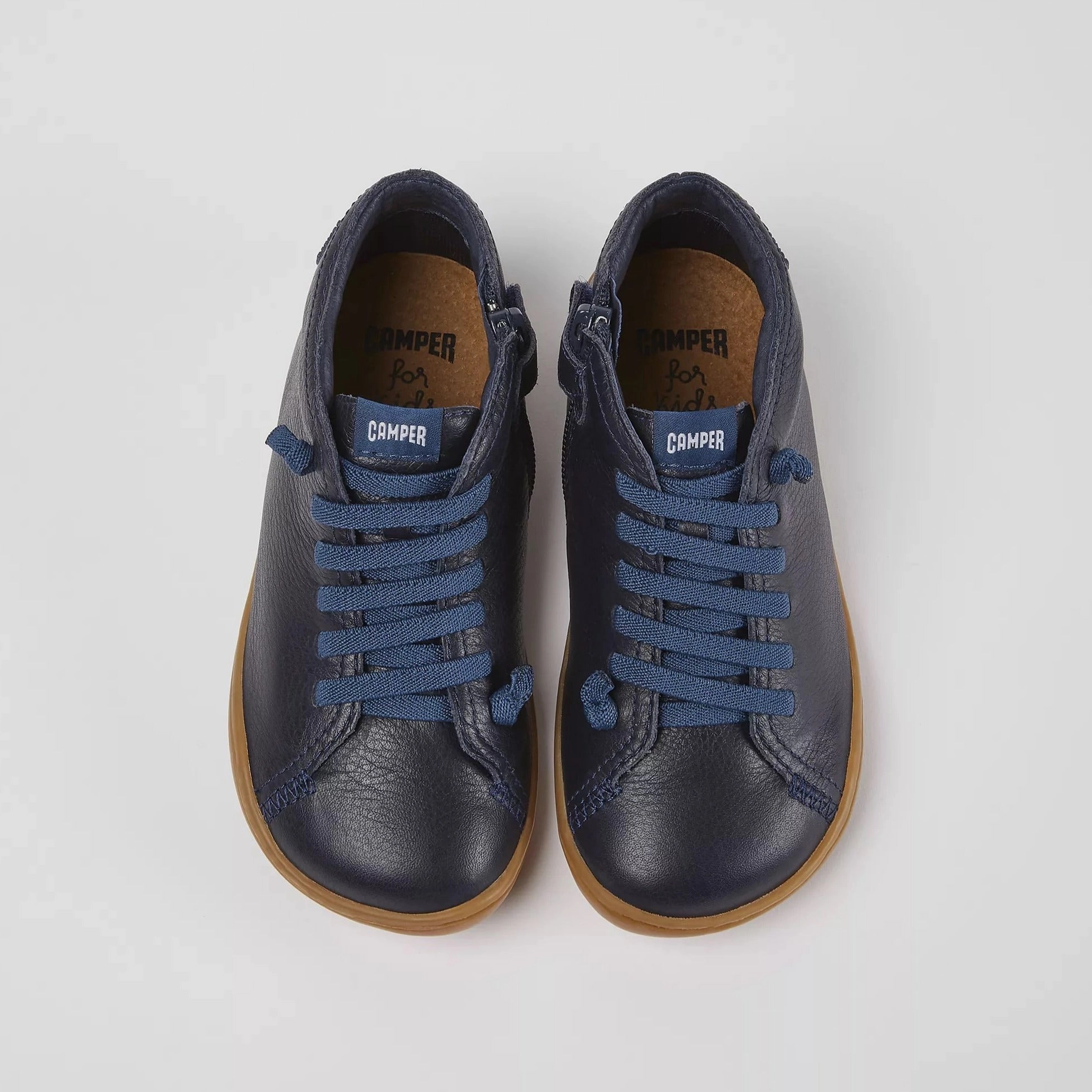 Autumn Breeze Camper PEU CAMI Kids Dark Blue Ankle Boots