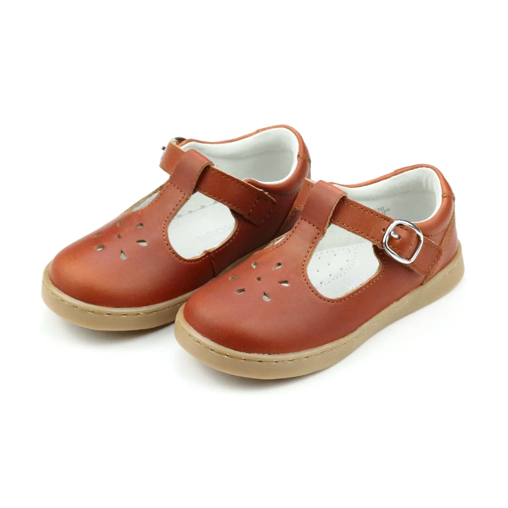 Chelsea Sporty T-Strap MJ | Cognac buckle