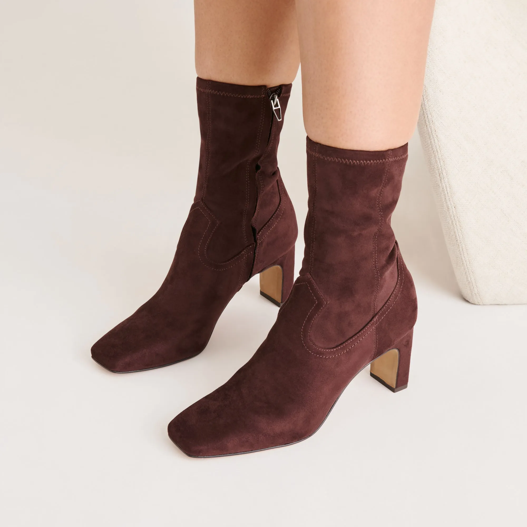 ROAN BOOTS MAHOGANY STELLA SUEDE Hardwearing