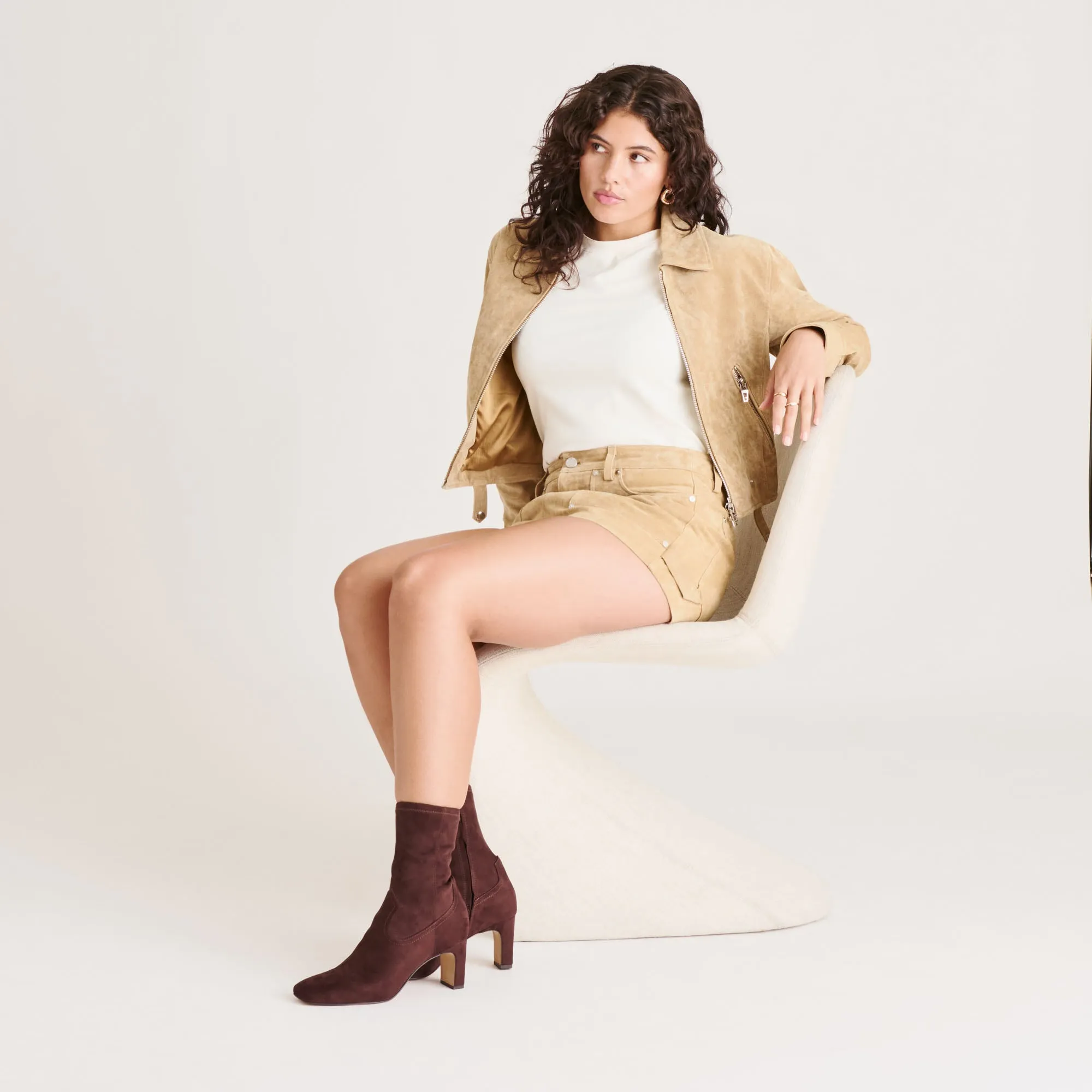 ROAN BOOTS MAHOGANY STELLA SUEDE Biodegradable Components