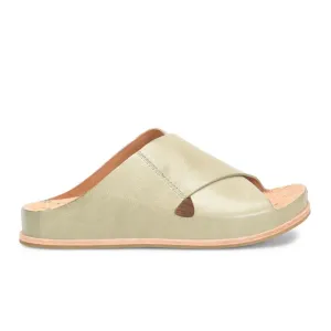 Kork-Ease Tutsi Cross-Band Slide Sandal (Women) - Green Smart Features