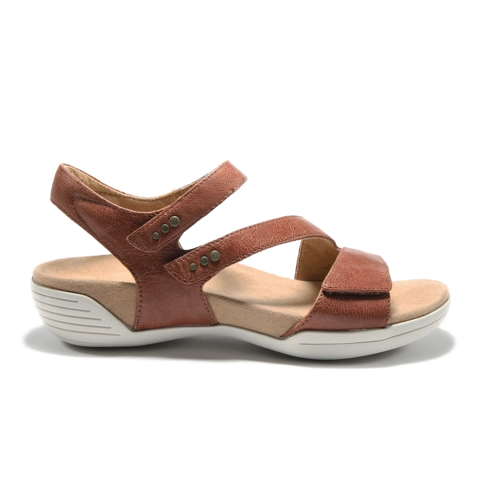 Easy Sandals Pressure Relief Footbed Halsa Denia Backstrap Sandal (Women) - Cognac
