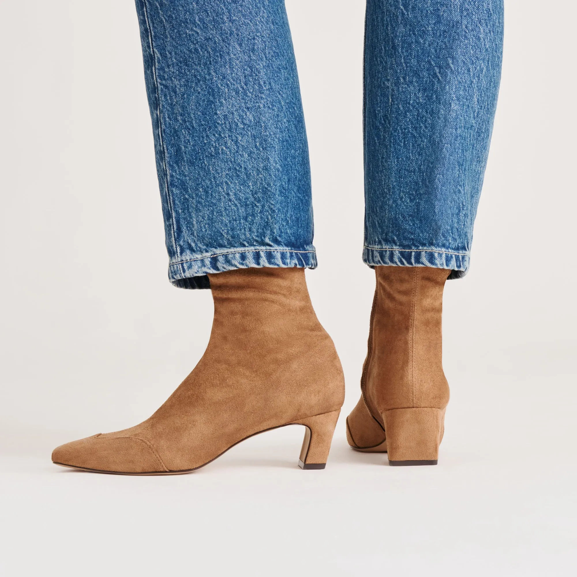 Dynamic Heel Cup ANIKA BOOTS LT BROWN STELLA SUEDE