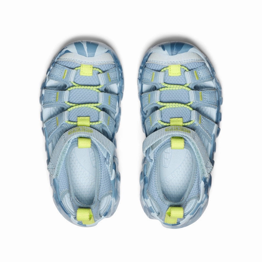 Low Profile Sidewalls Light sandals Little Kids' Hyperport H2 Sandal  |  Skyway/Faded Denim