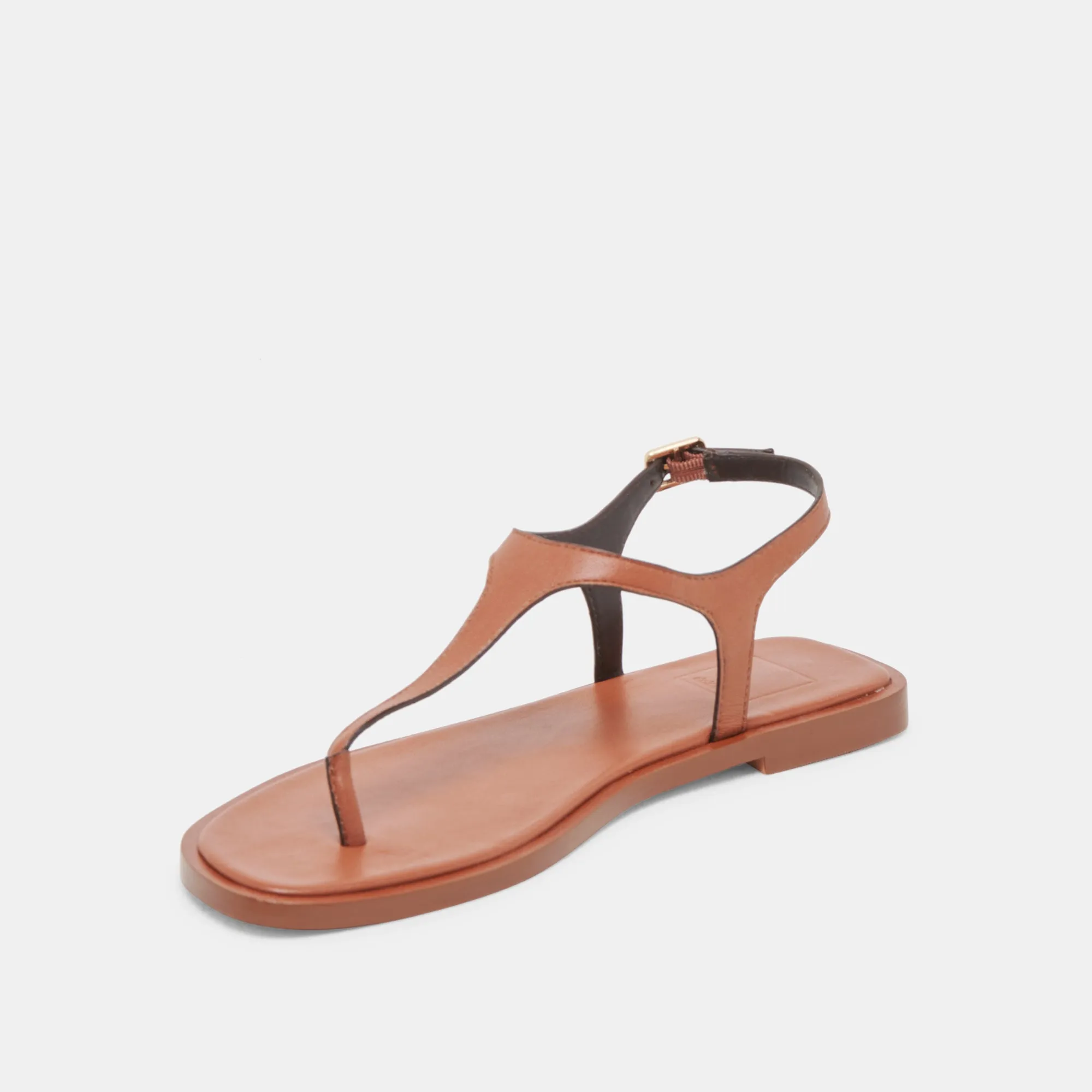 RAYE SANDALS TAN LEATHER pool shoes closed - toe