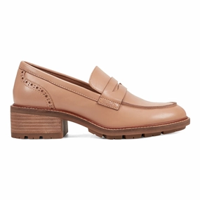 Lindy Almond Toe Casual Slip-on Penny Loafers Shop Glow