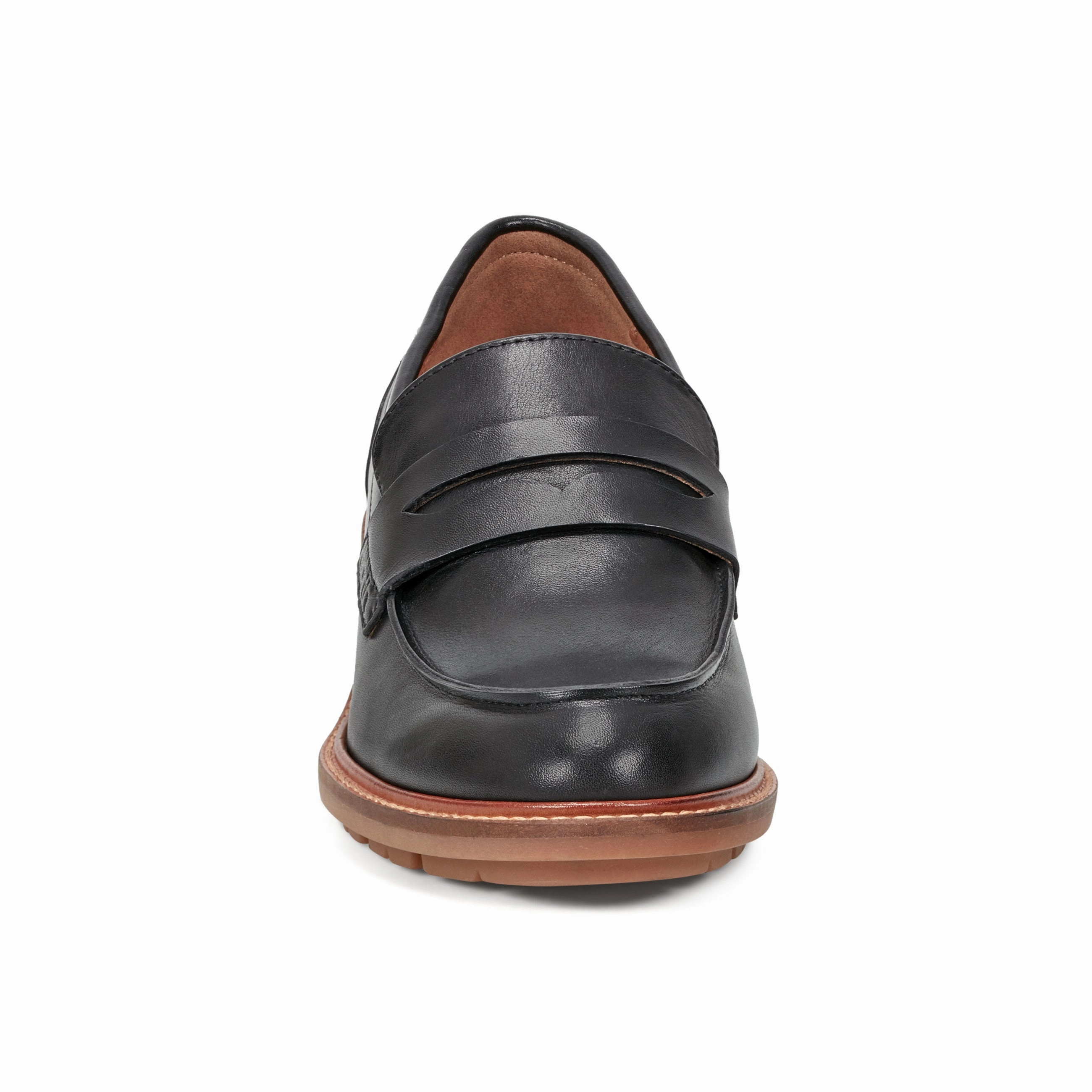 Mountain Walk Elasticated Lindy Almond Toe Casual Slip-on Penny Loafers