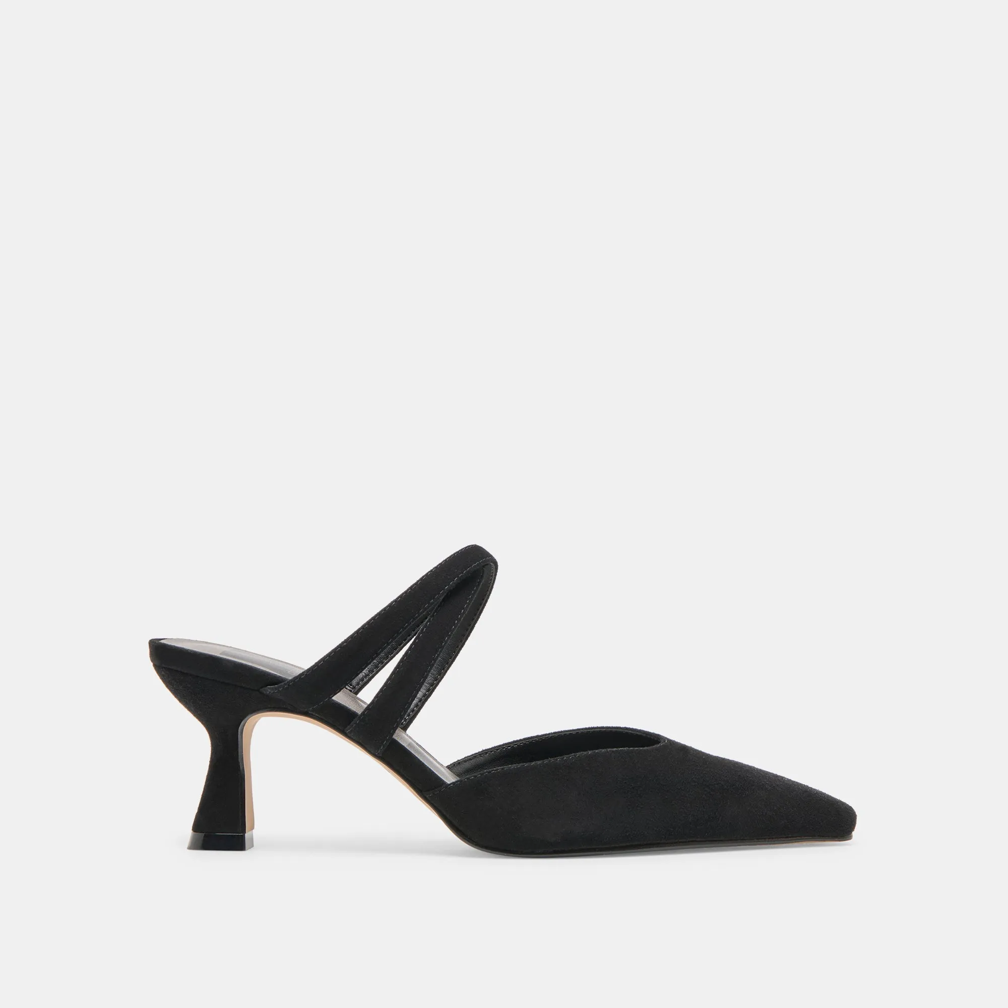 LINORE HEELS ONYX SUEDE Exclusive chic
