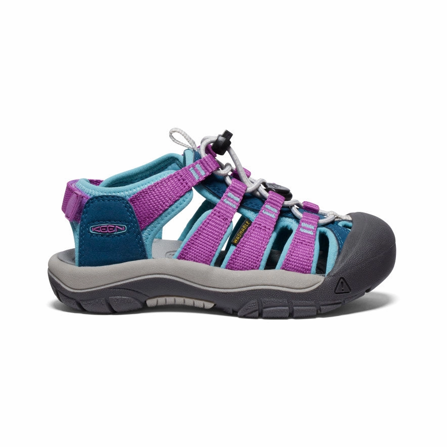 Little Kids' Newport Boundless Sandal  |  Legion Blue/Willowherb Flexible Groove Technology Outdoor Fit