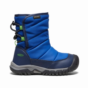 Crisp Look Functional Build Little Kids' Puffrider Waterproof Winter Boot  |  Naval Academy/Surf