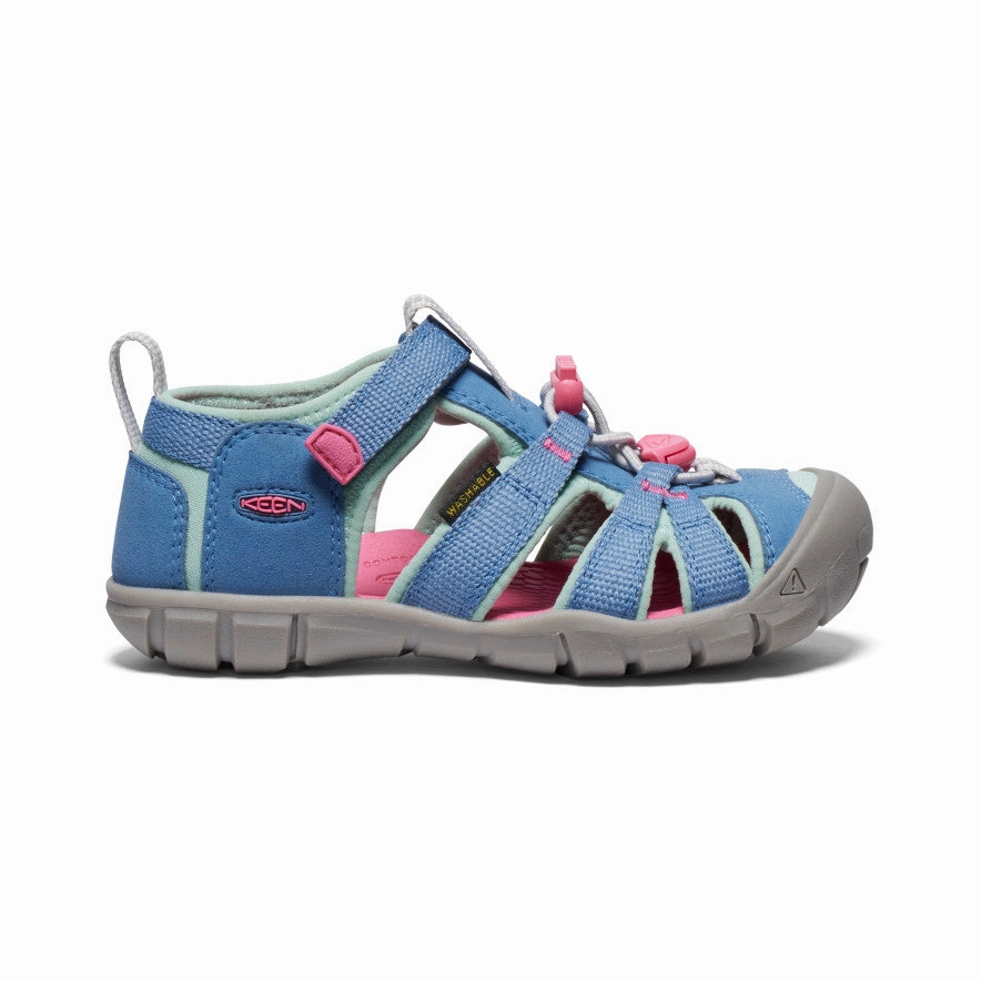 Little Kids' Seacamp II CNX  |  Coronet Blue/Hot Pink Free Movement No Buckle
