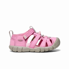 Comfortable Sole Trendy Summer Shoes Little Kids' Seacamp II CNX  |  Moonlite Mauve/Giggle Pink