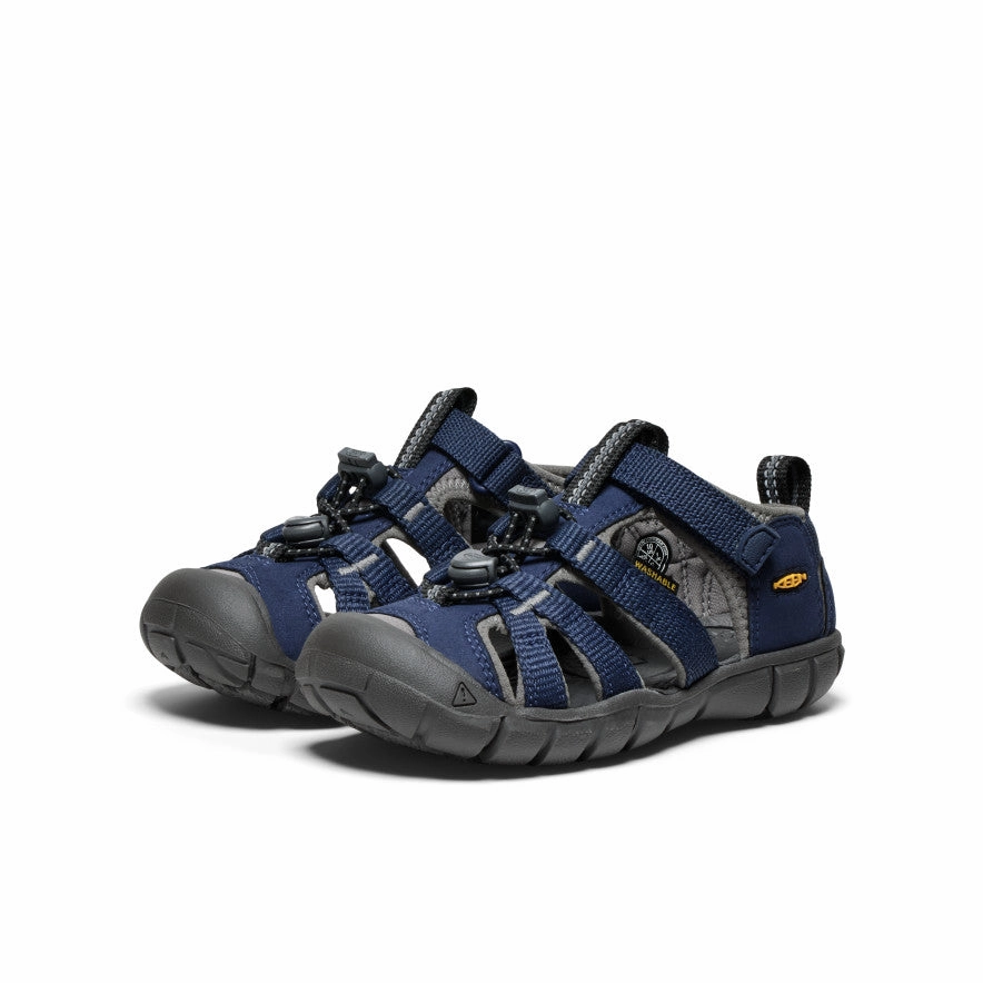 Anti Slip Tread Little Kids' Seacamp II CNX  |  Naval Academy/Drizzle