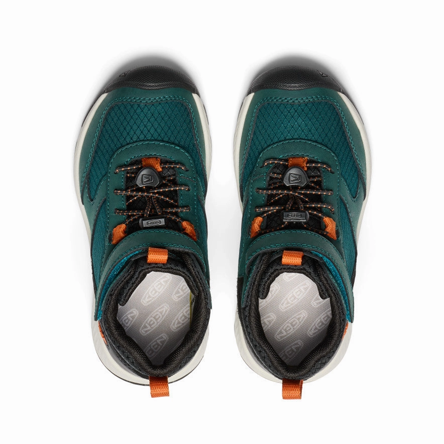 Little Kids' Skua Waterproof Boot  |  Ponderosa Pine/Gold Flame Ski Resort Visitor Seamless Comfort Urban Traveler