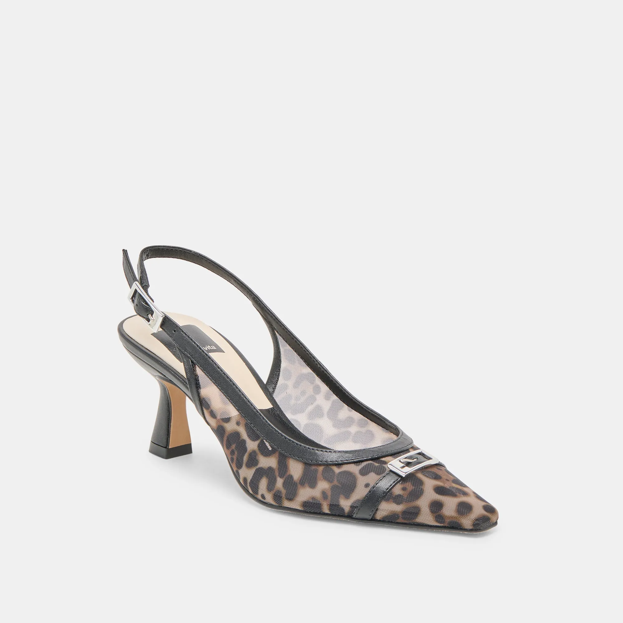 Sport Vibe Everyday Favorite LORINE HEELS LEOPARD MESH