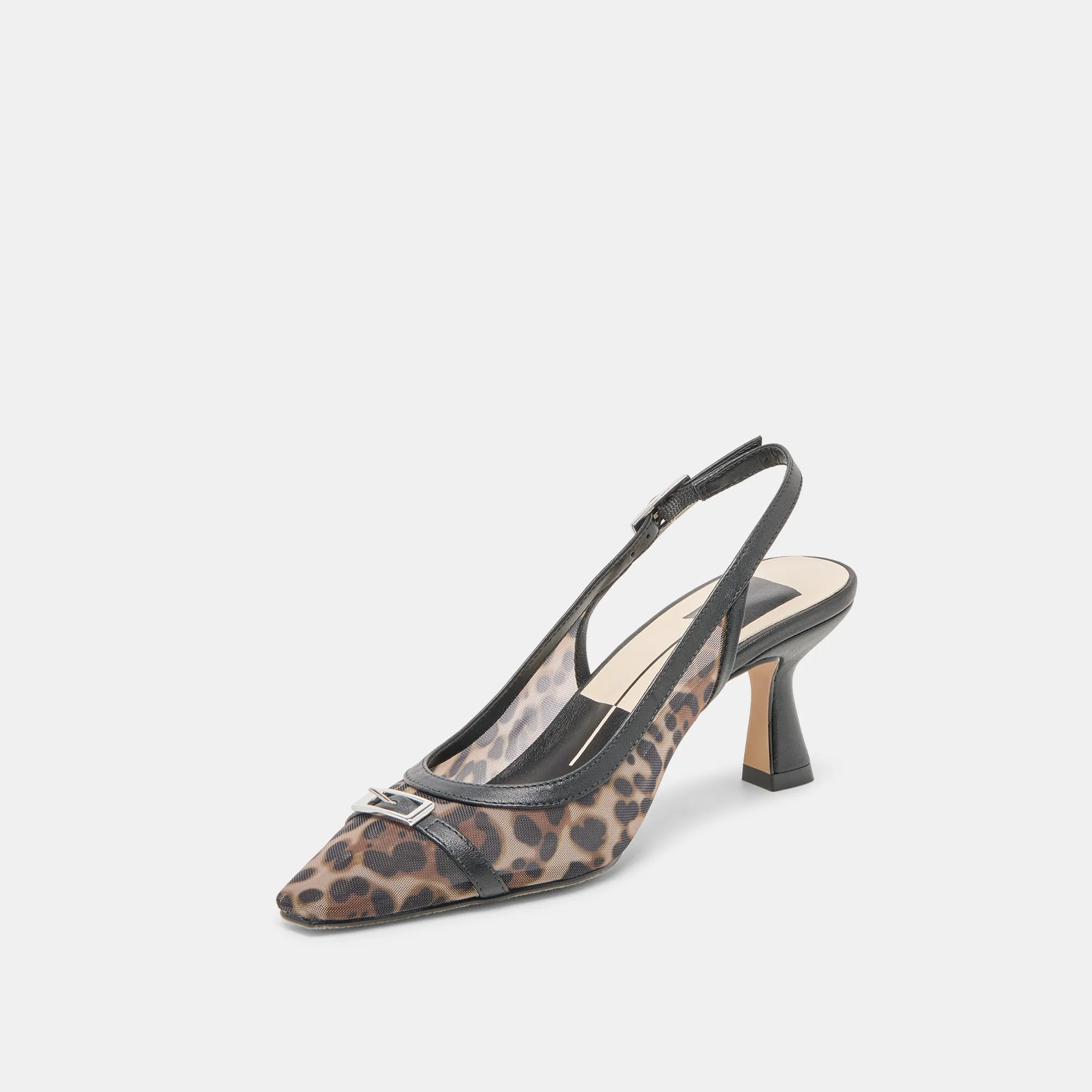 Support Core LORINE HEELS LEOPARD MESH