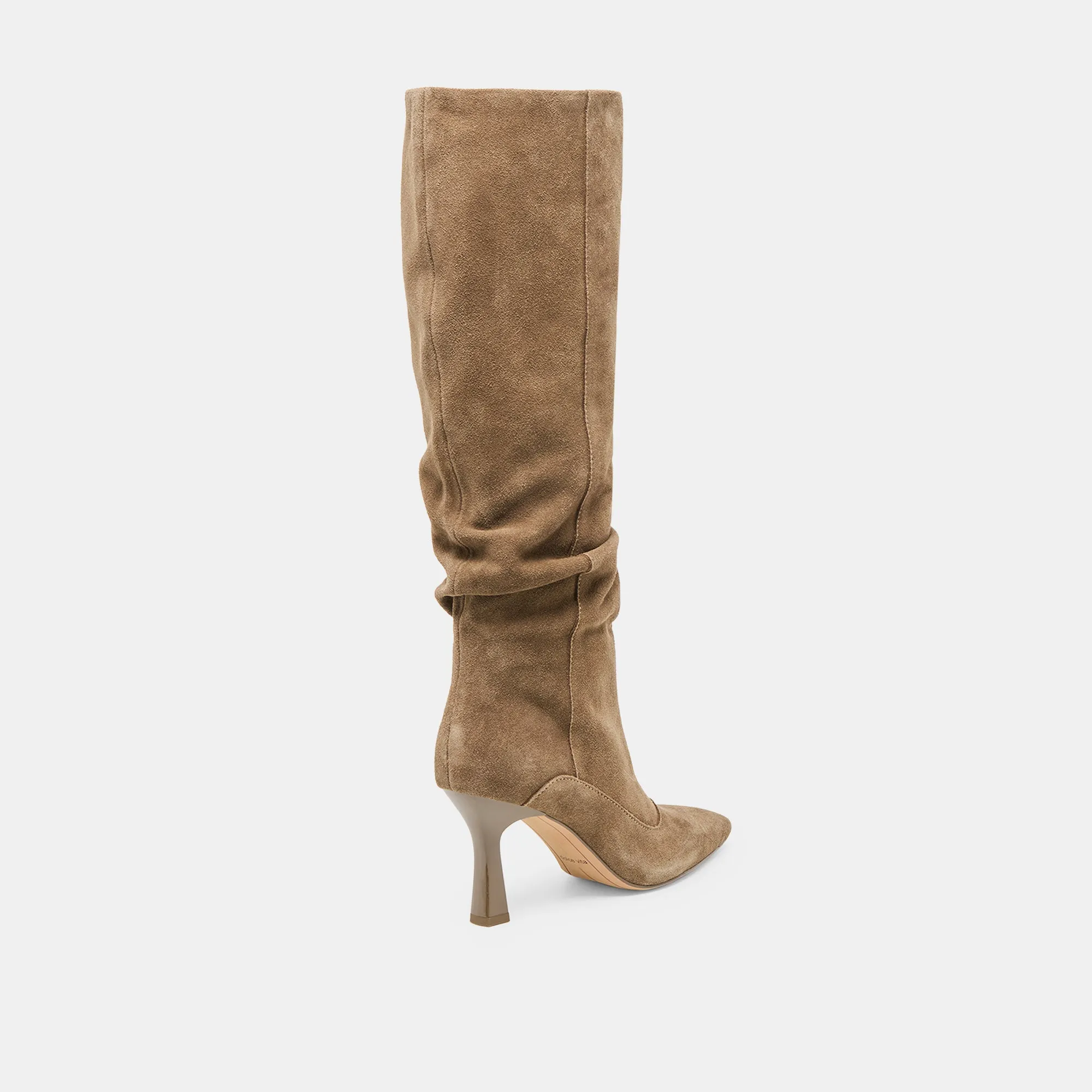 LOUSA BOOTS OLIVE SUEDE Customizable