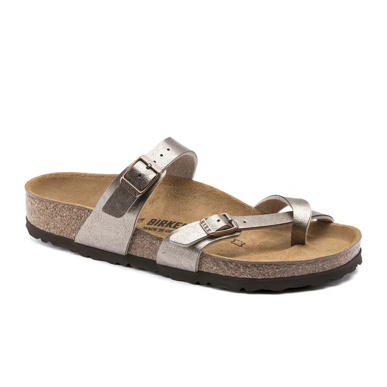 Birkenstock Mayari Sandal (Women) - Graceful Taupe Birko-Flor Premium Quality Perfect Fit