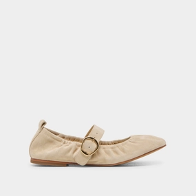 Season Spark Long Leg Look CAELY BALLET FLATS SESAME SUEDE