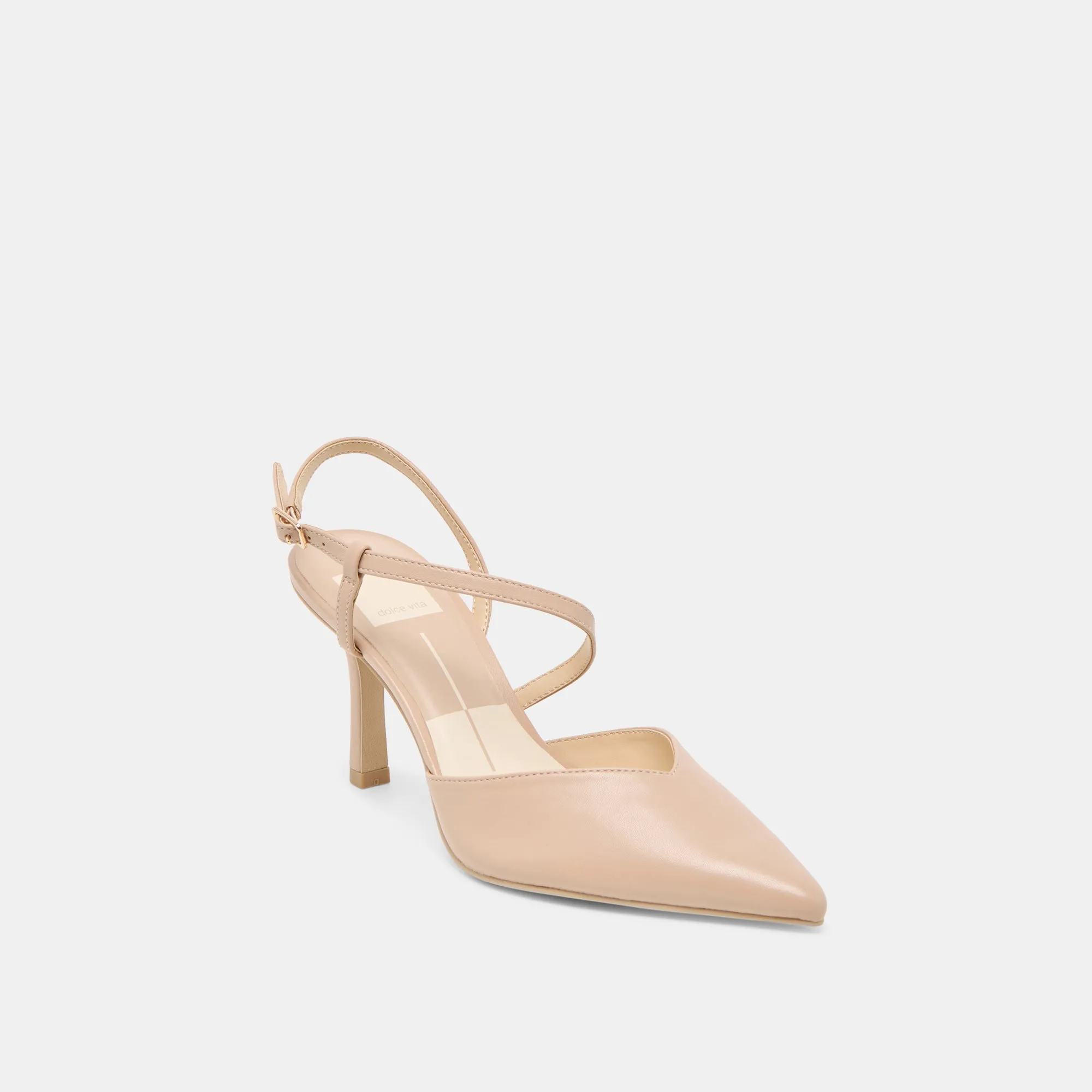 KAMRA HEELS BEIGE LEATHER Bold colors Effortless Feel