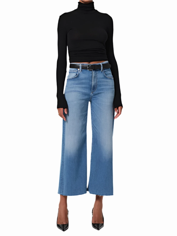 Lyra Wide Leg Crop in Bhodi All-day Comfort Tailored Appearance