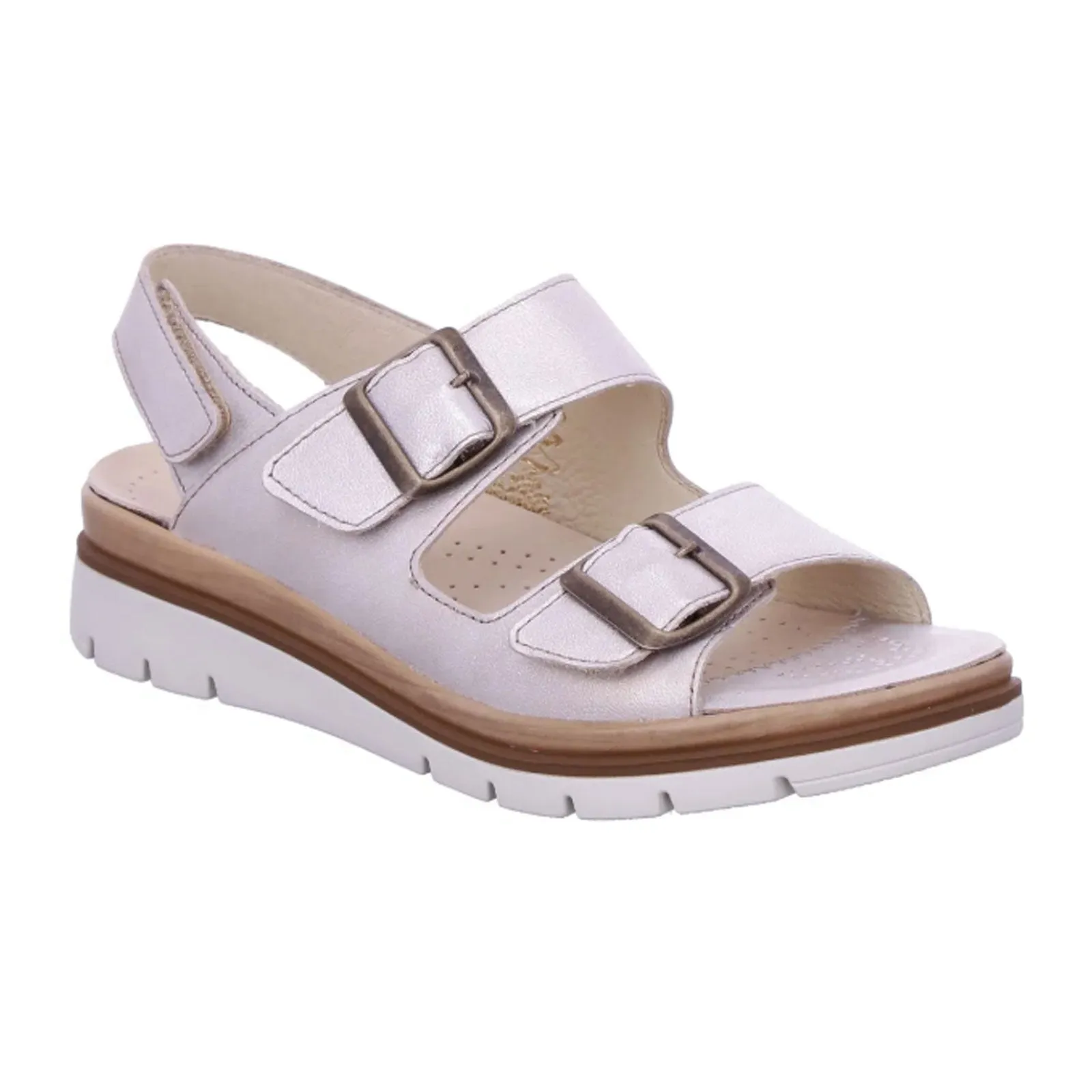 Elegant Comfort Balance Fidelio Sohle Glory Backstrap Sandal (Women) - Pebble Opal