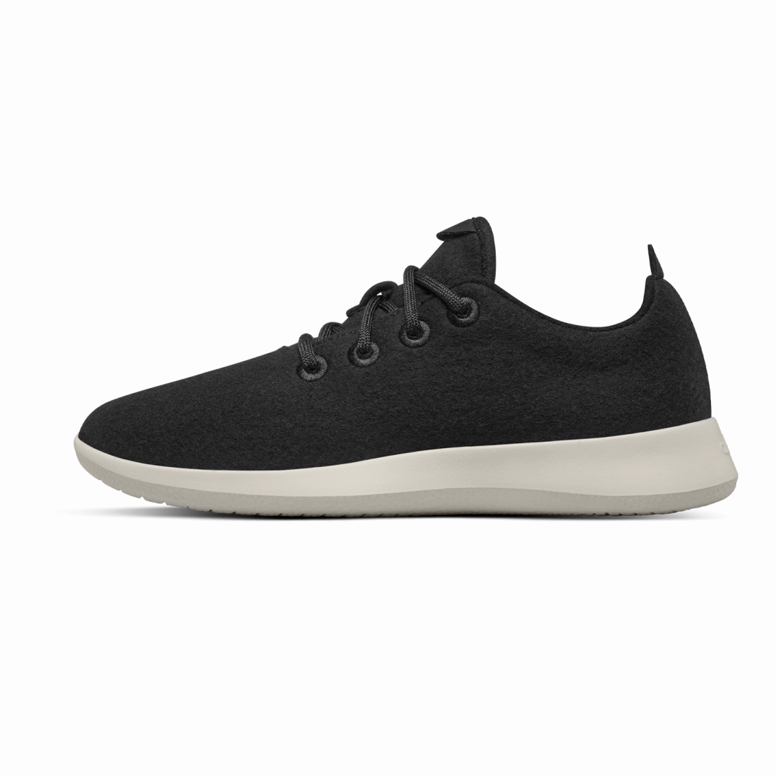 Volleyball Women's Wool Runner - True Black (Cream Sole)