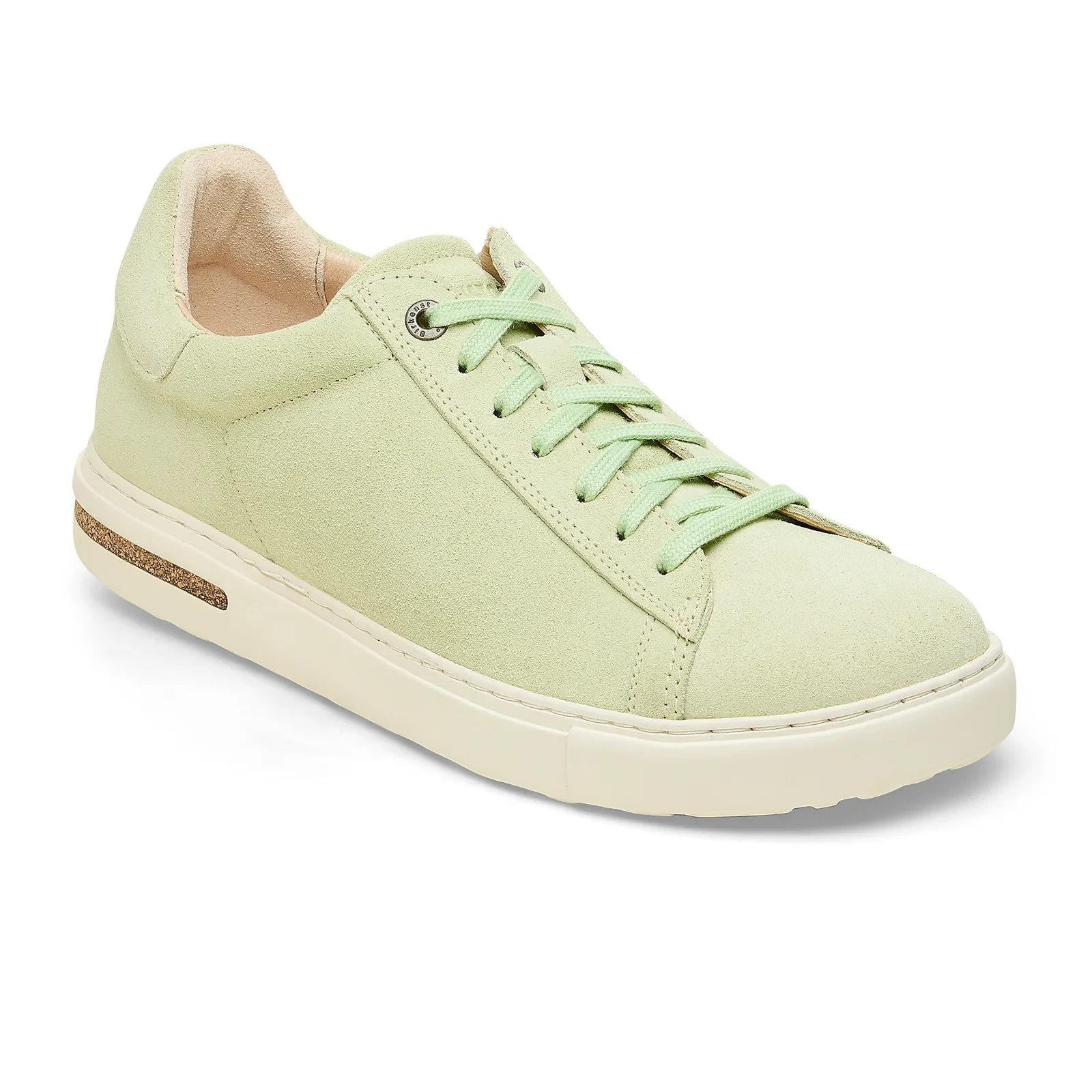 Birkenstock Bend Narrow Sneaker (Women) - Faded Lime Suede Fashionable Boots french chic