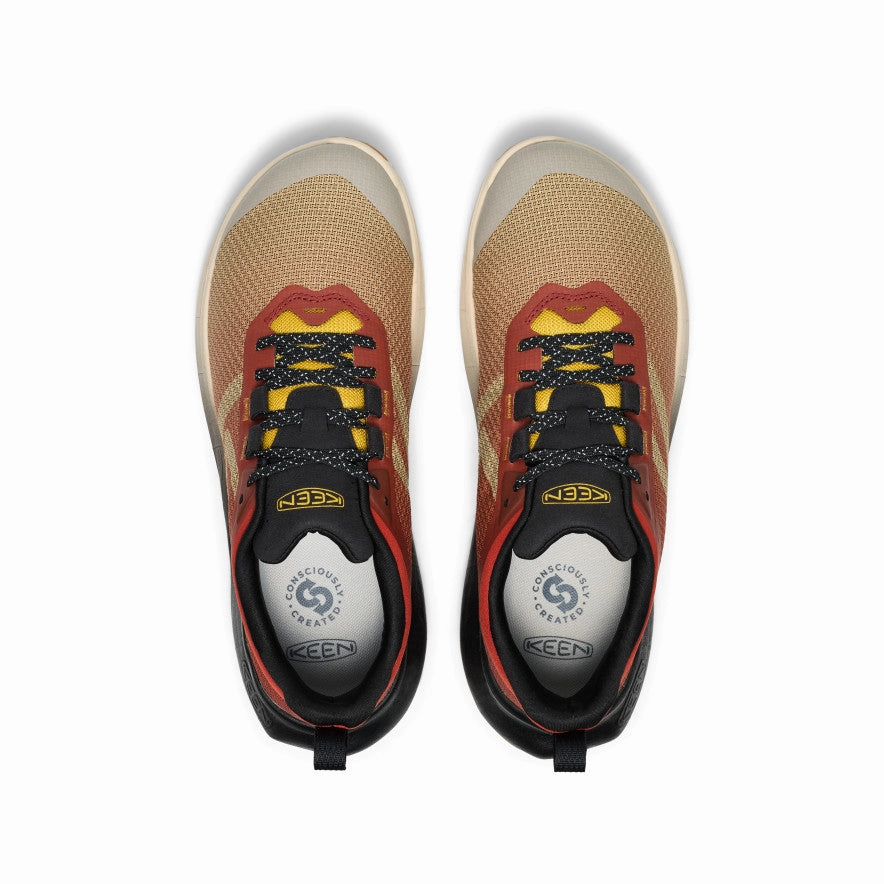 Stylish Silhouette Men's 450 Dirt Hiking Shoe  |  Safari/Red Ochre