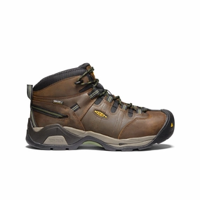 Men's Detroit XT Waterproof Boot (Steel Toe)  |  Cascade Brown/Bronze Green High-performance Lightweight Sole