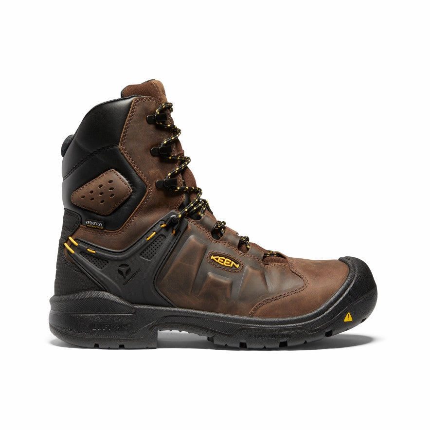 Men's Dover 8" Waterproof Boot (Carbon Toe)  |  Dark Earth/Black Padded Interior Backcountry Camper