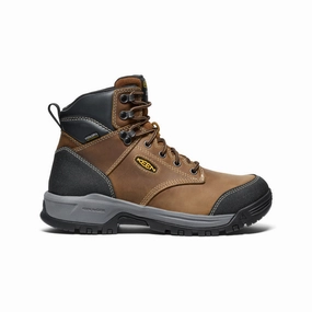 Thermal Core Backcountry Camper Men's Evanston 6" Waterproof Boot (Soft Toe)  |  Bison/Black