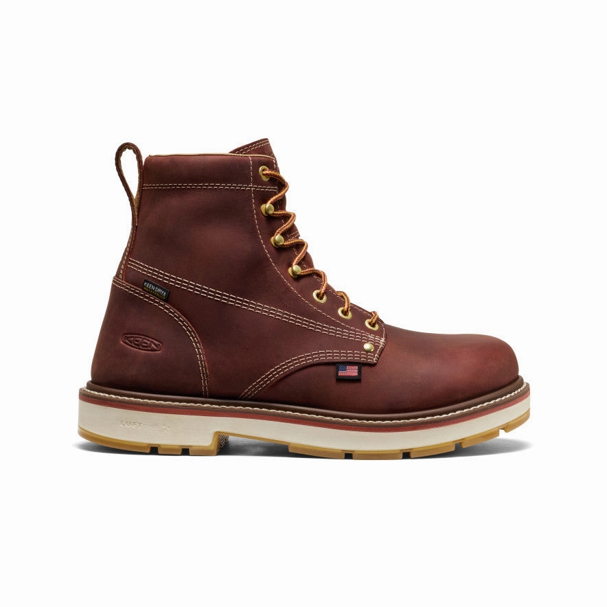 Men's Liberty 6" Waterproof 90?? Heel Boot (Carbon Toe)  |  Bombay Brown/Gum Light Step