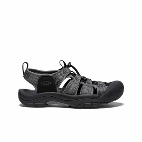 Men's Newport H2 Sandal  |  Black/Steel Grey Breath Panel Sandal Pads