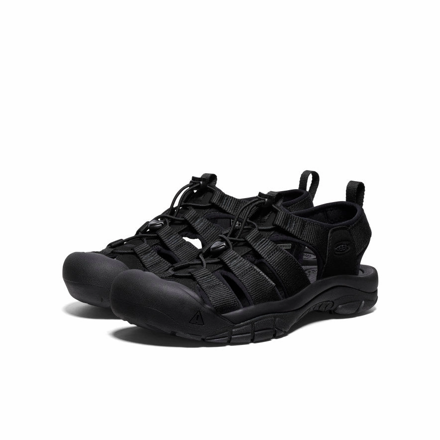 Men's Newport H2 Sandal  |  Triple Black Dressy