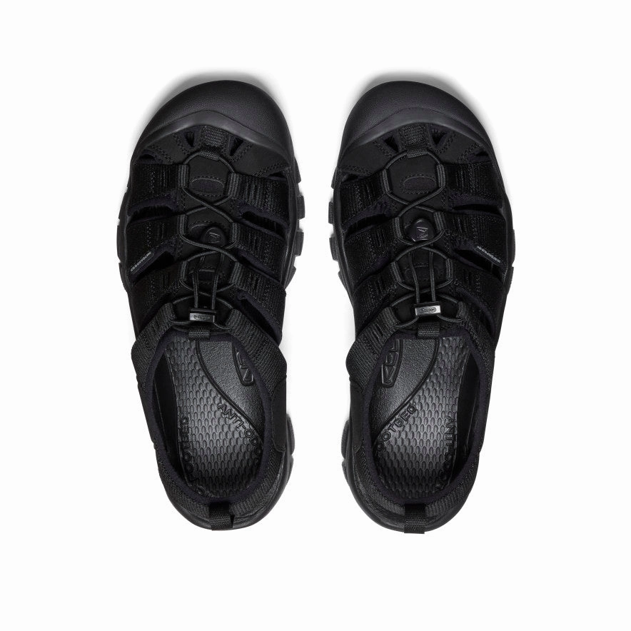 Toe Space Men's Newport H2 Sandal  |  Triple Black