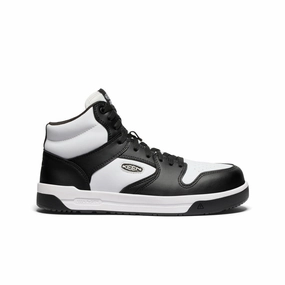 Men's Overton Mid Work Shoe (Carbon Toe)  |  Star White/Black Arch support Rock Star