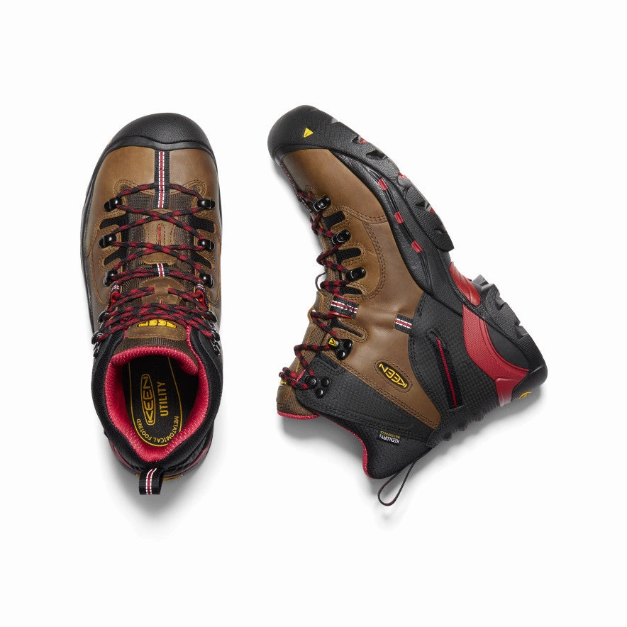 Men's Pittsburgh 6" Waterproof Boot (Steel Toe)  |  Bison Reliable Performance Anti-Slip Function