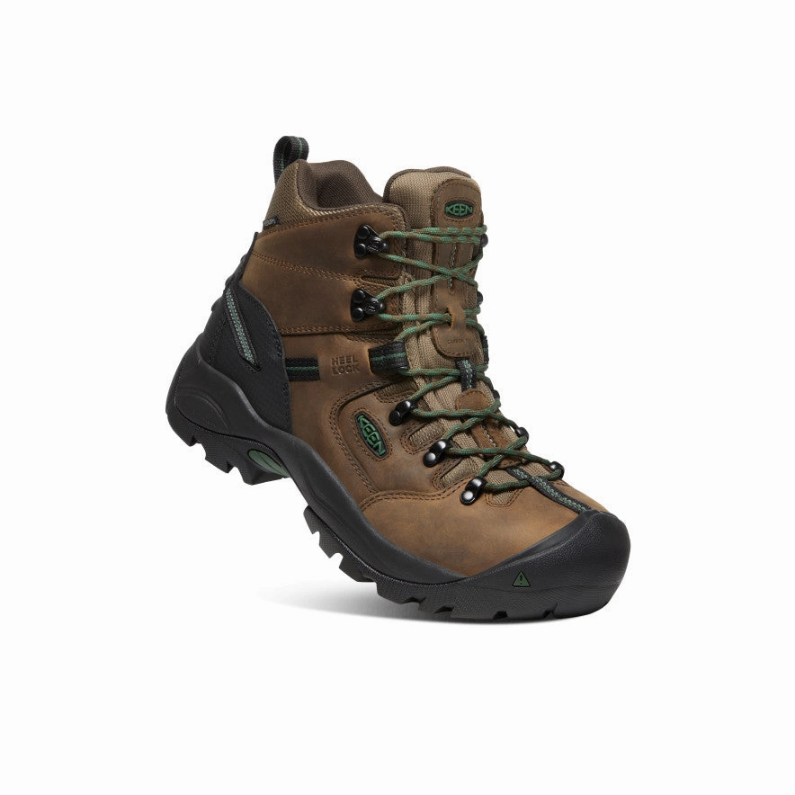 Flexible Frame Work Commute Men's Pittsburgh Energy 6" Waterproof Boot (Carbon Toe)  |  Cascade Brown/Greener Pastures