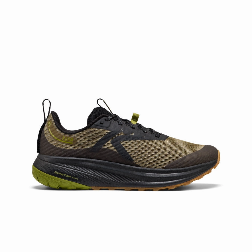 Men's Roam Trail Running Shoe  |  Dark Olive/Golden Cypress Non Slip Internal Sockliner